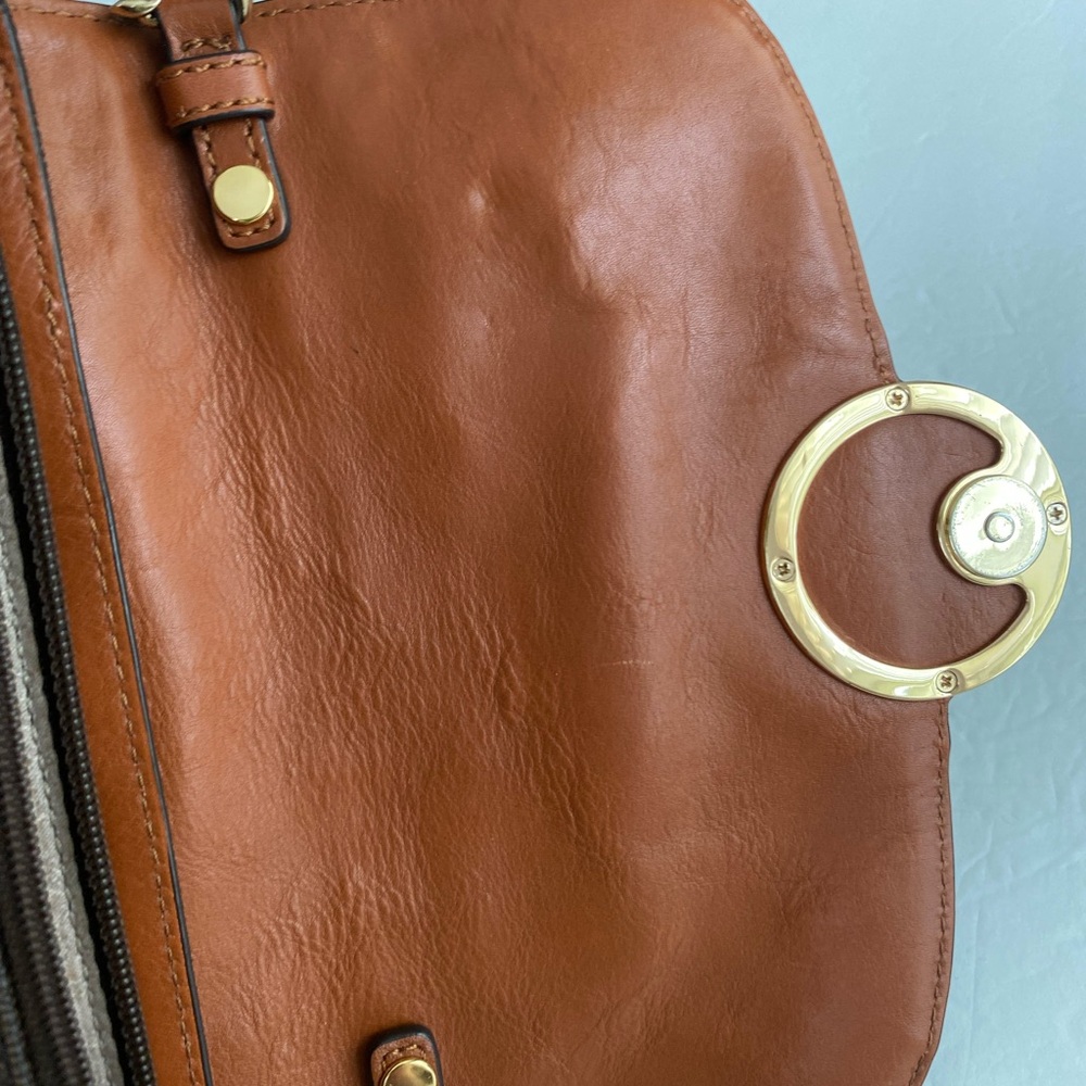 Michael Kors Signature Brown Crossbody Bag - Picture 11 of 16